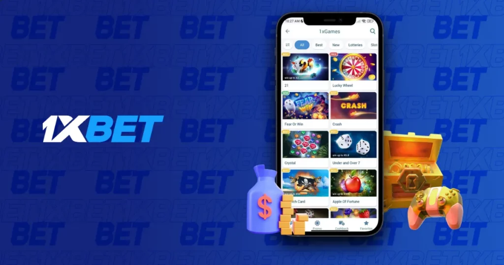 เล่นเกมสล็อต 1XBET คาสิโนบนมือถือด้วยแอป 1XBET ที่มีให้บริการทั้ง iOS และ Android ในประเทศไทย