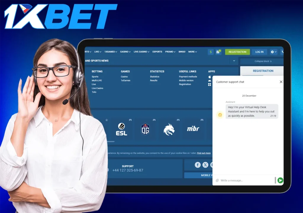 1XBET คาสิโนให้บริการแชทสด, อีเมล และการสนับสนุนทางโทรศัพท์ 24/7 ในภาษาไทยและอังกฤษเพื่อความช่วยเหลือที่รวดเร็ว