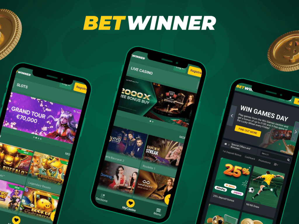 เล่นเกมสล็อต BetWinner Casino บนมือถือด้วยแอป BetWinner ที่มีให้บริการทั้ง iOS และ Android ในประเทศไทย